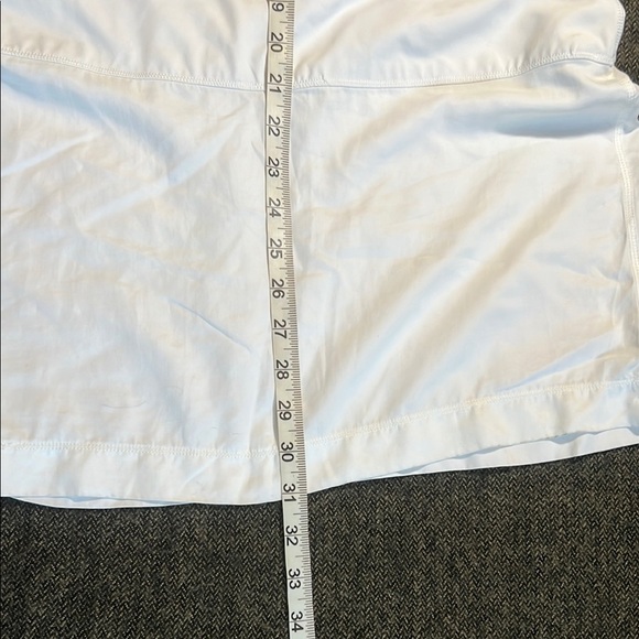 Lululemon Blissed Out Tank Dress White Grey Stripes sz est 8 - Picture 7 of 12